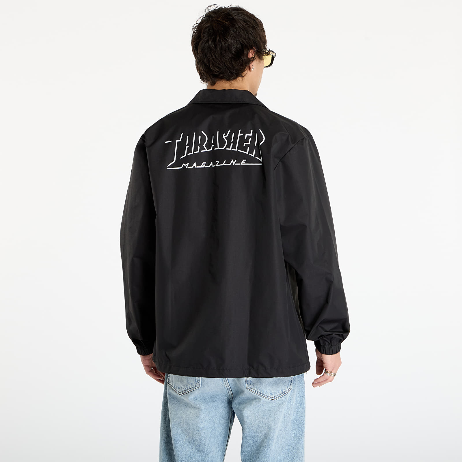 Joped Thrasher Shadow Mag Logo Coach's Jacket Black/Black
