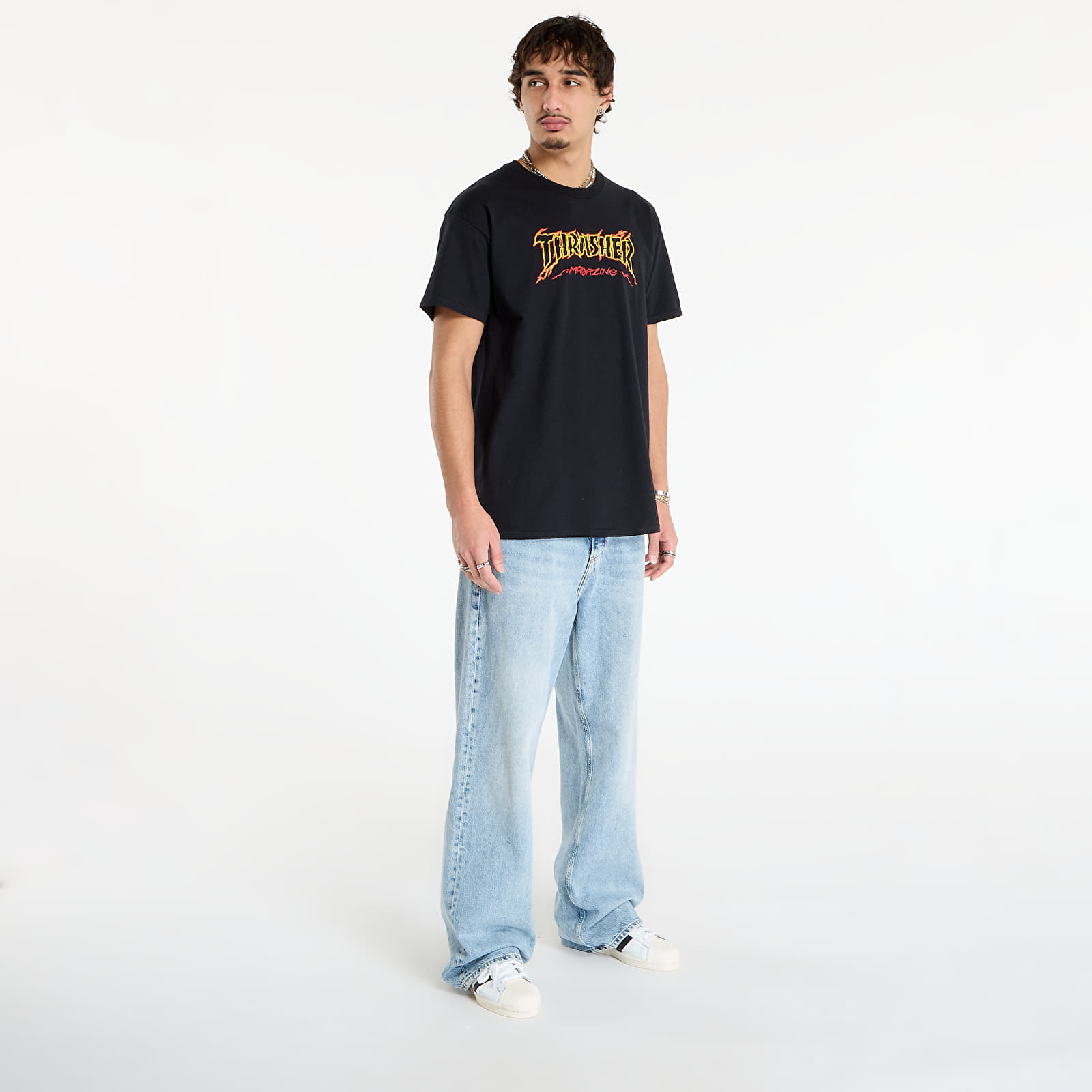 T-Shirts Thrasher Cracked by Exteenager T-Shirt Black