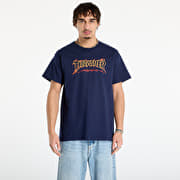 Thrasher Cracked by Exteenager T-Shirt Navy