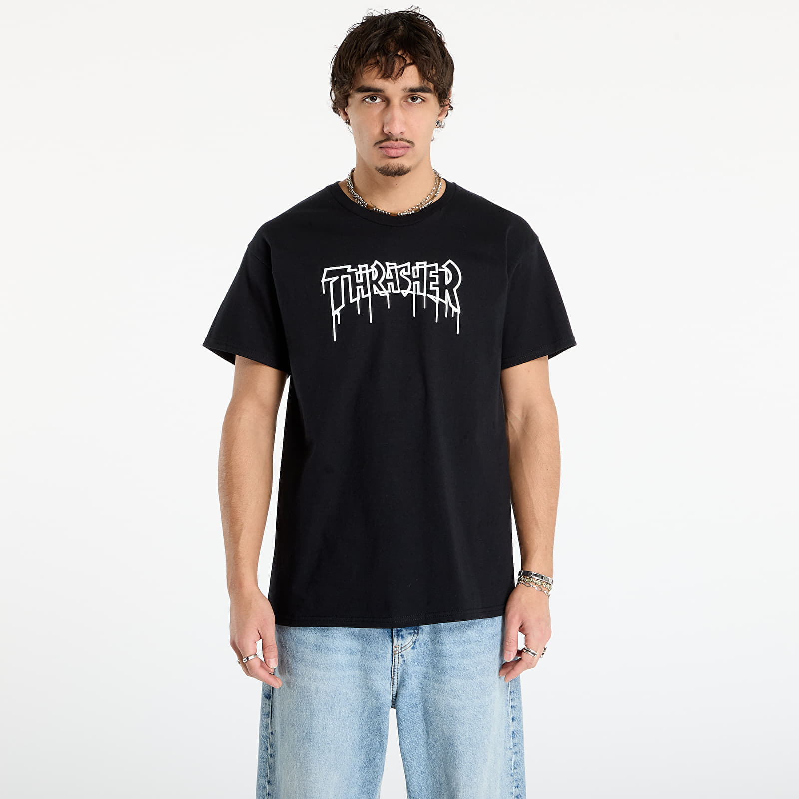Tricou Thrasher One-liner T-Shirt Black S