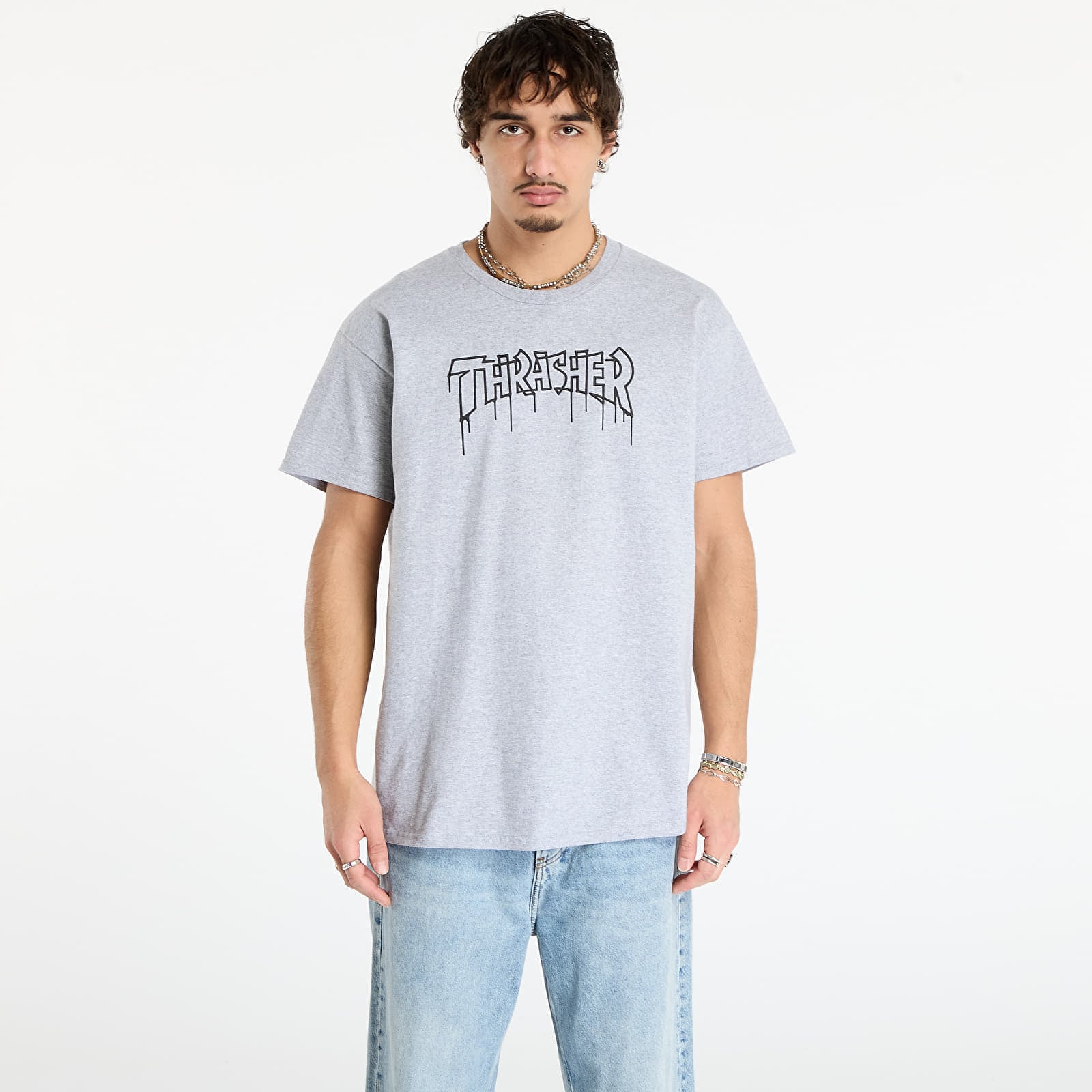 Tricou Thrasher One-liner T-Shirt Spory Grey S