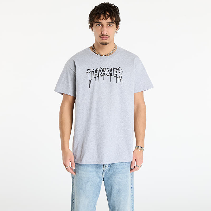 Thrasher One-liner T-Shirt Spory Grey