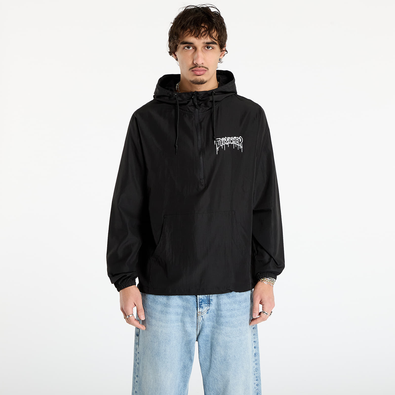 Jachetă Thrasher One-liner Anorak Jacket Black L