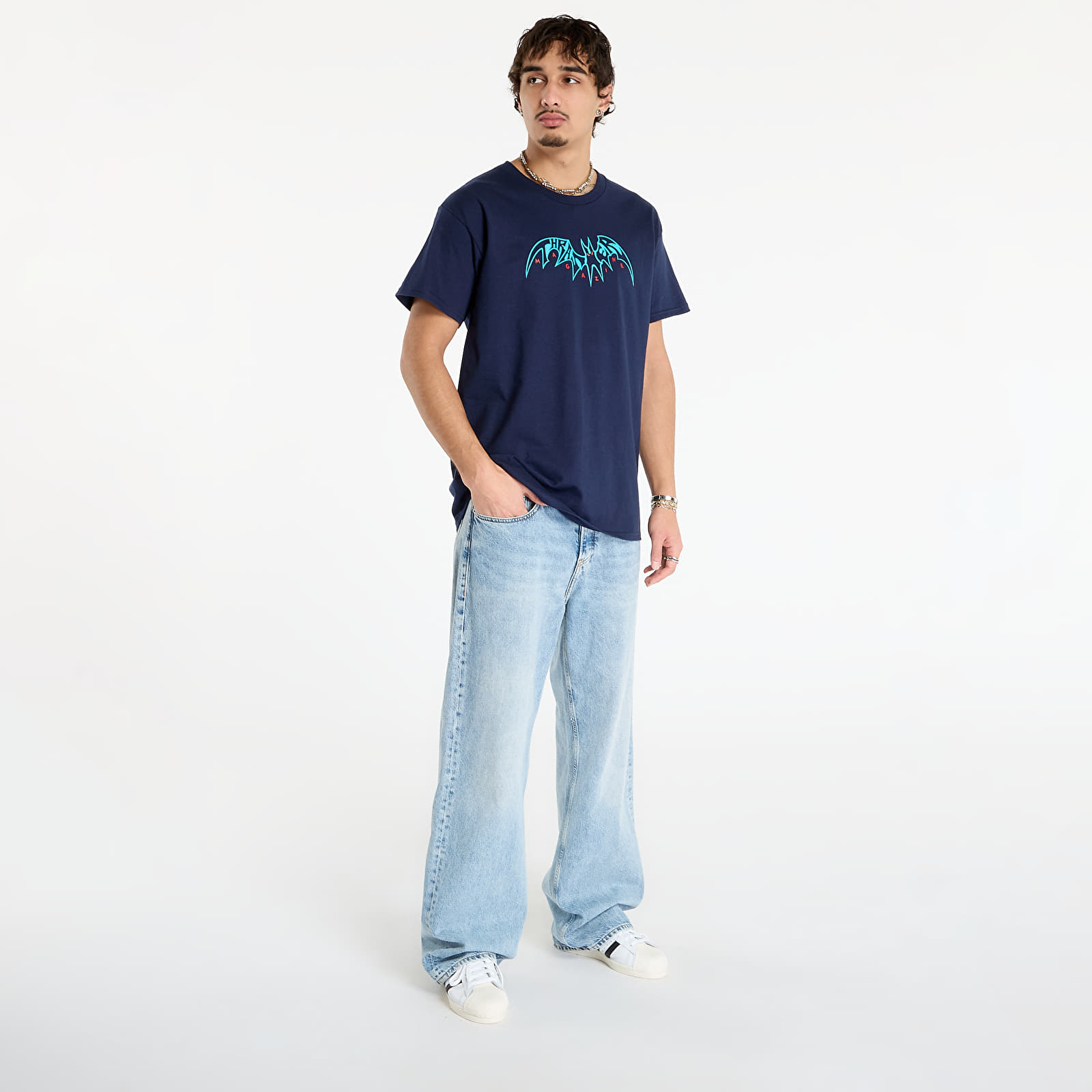   Μπλούζες Thrasher Sky Ray by Neckface T-Shirt Navy