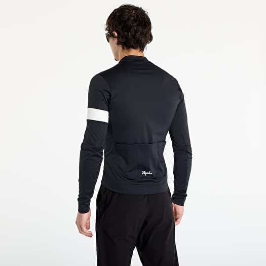 Men's jerseys Rapha Men's Core Thermal Long Sleeve Jersey Black