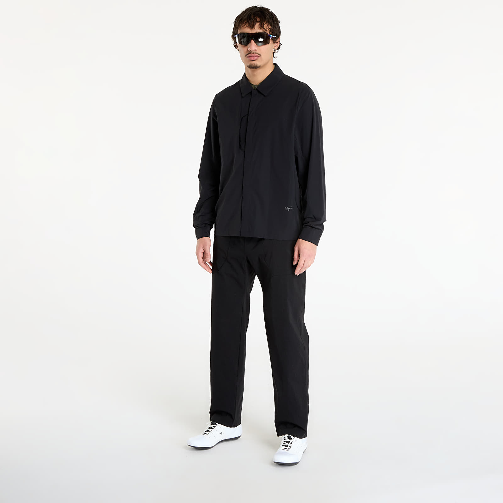 Skjortor Rapha Men's Long Sleeve Tech Shirt Black/ Carbon Grey