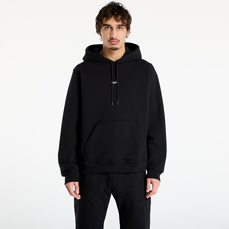 Толстовка Rapha Men's Heavyweight Cotton Hoodie Black/ White