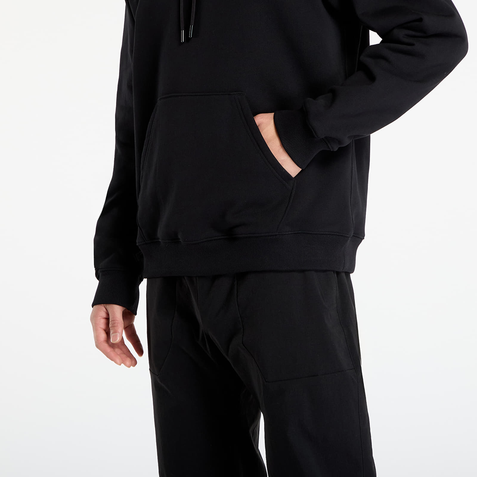 Men's hoodies Rapha Men's Heavyweight Cotton Hoodie Black/ White
