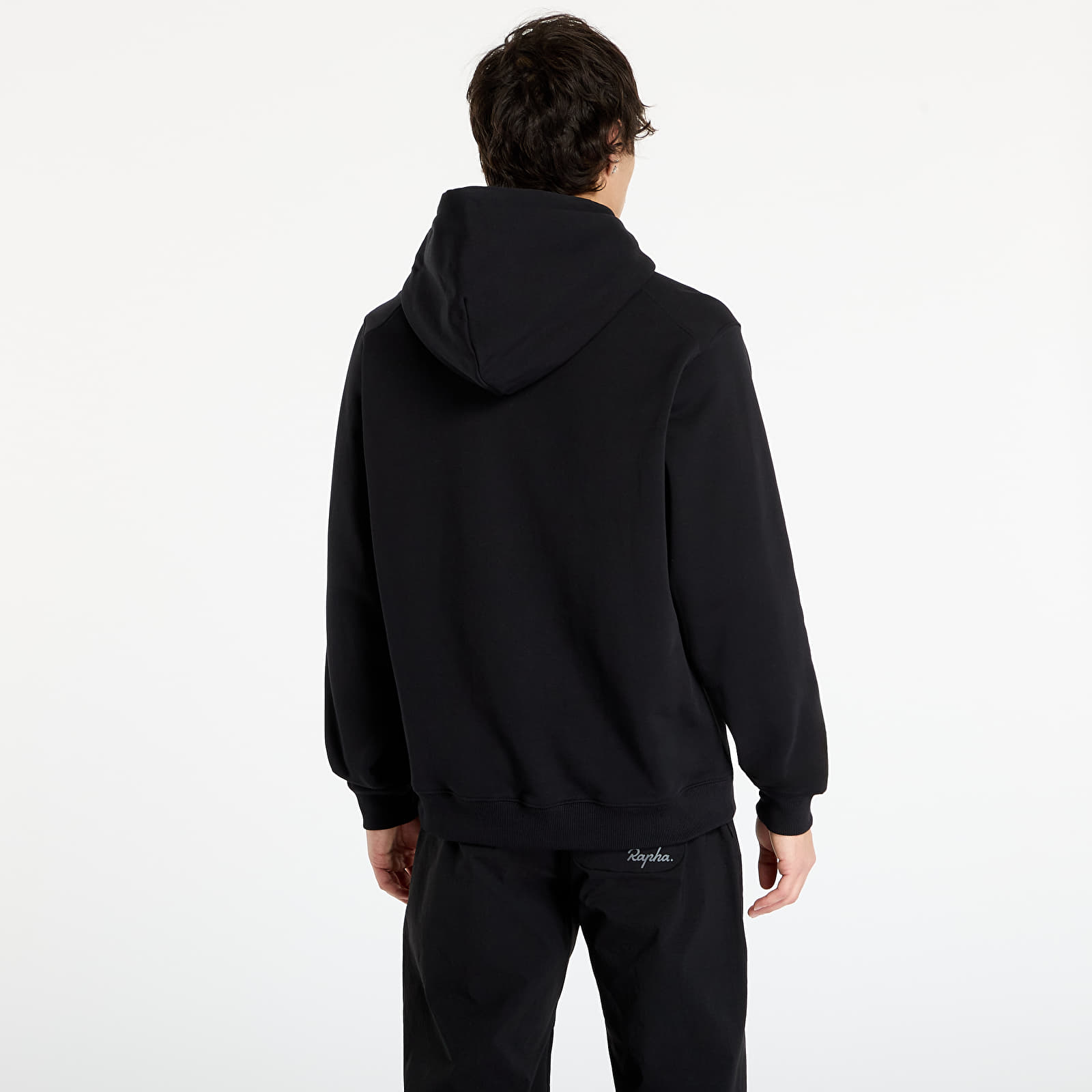 Men's hoodies Rapha Men's Heavyweight Cotton Hoodie Black/ White