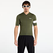 Rapha Men's Core Jersey Dark Green/ White