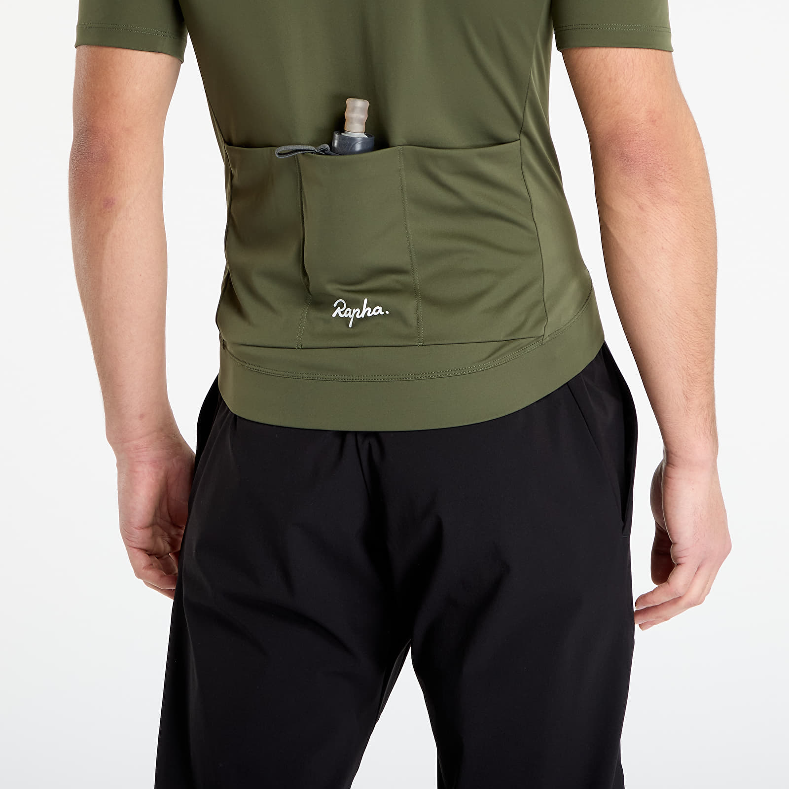 Trikots für Männer Rapha Men's Core Jersey Dark Green/ White