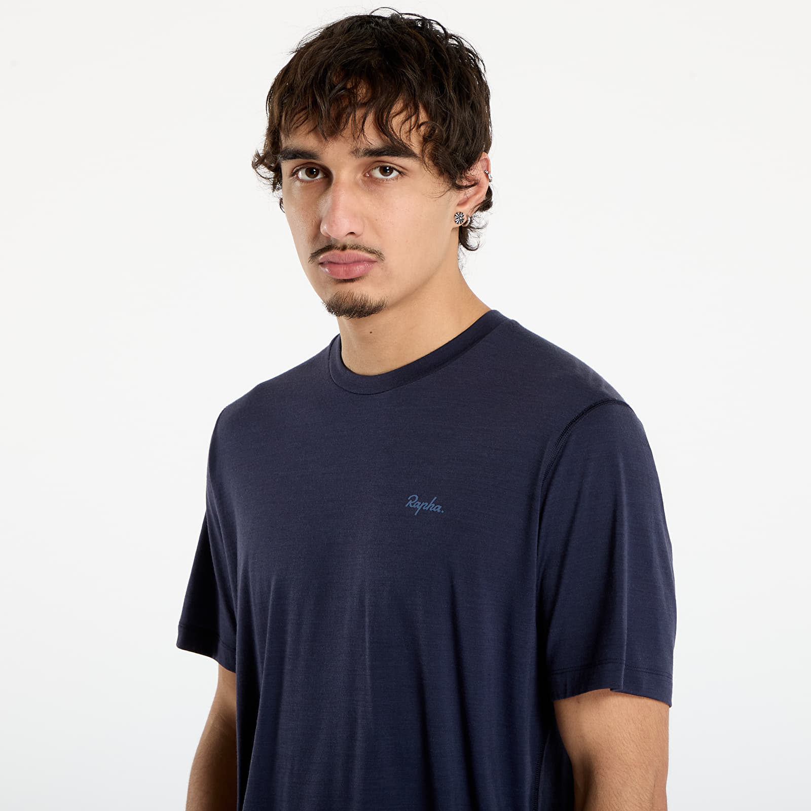 Männer T-Shirts Rapha Men's Merino T-Shirt Night Sky/ Pageant Blue