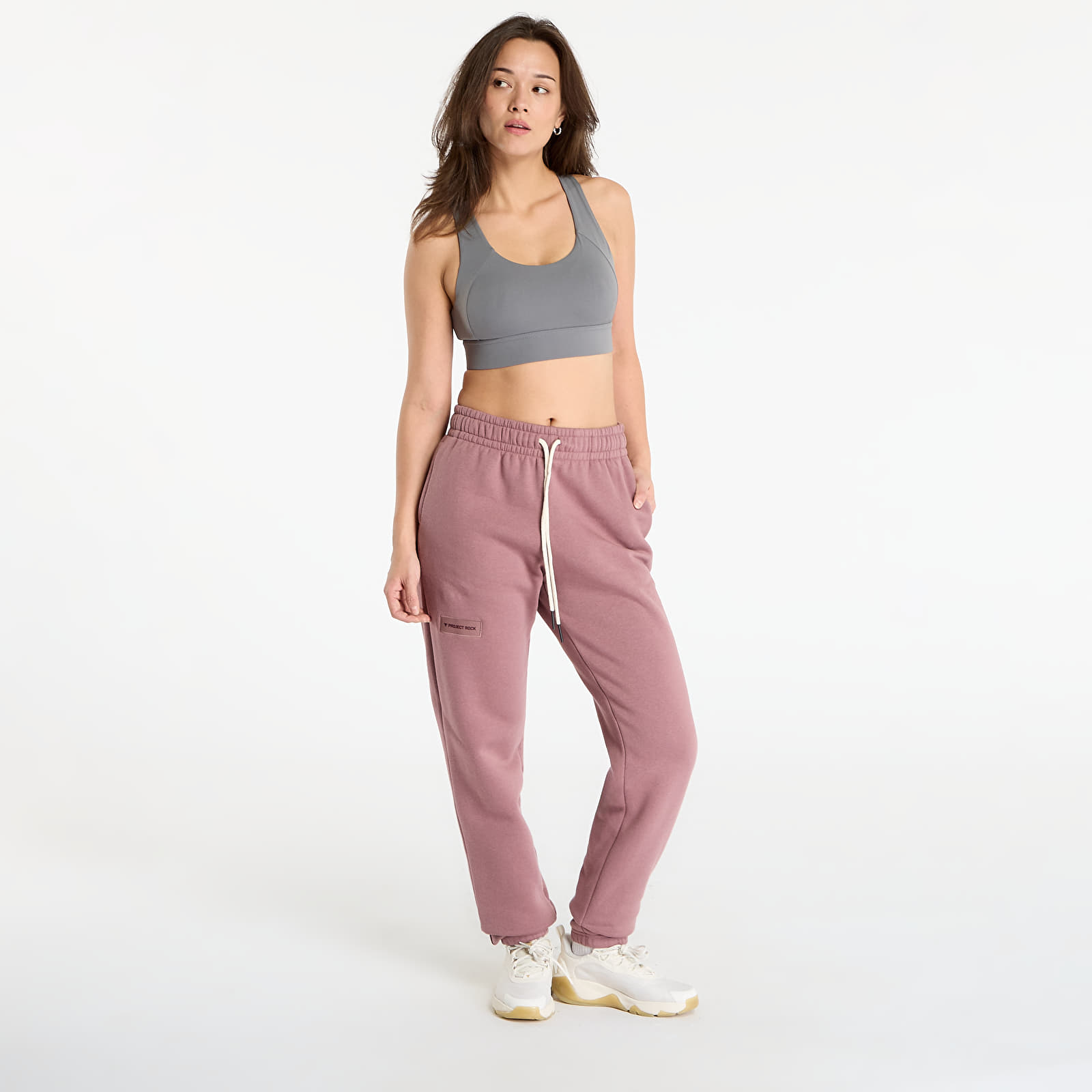 Women's sweatpants Under Armour Project Rock Icon Pant Maroon