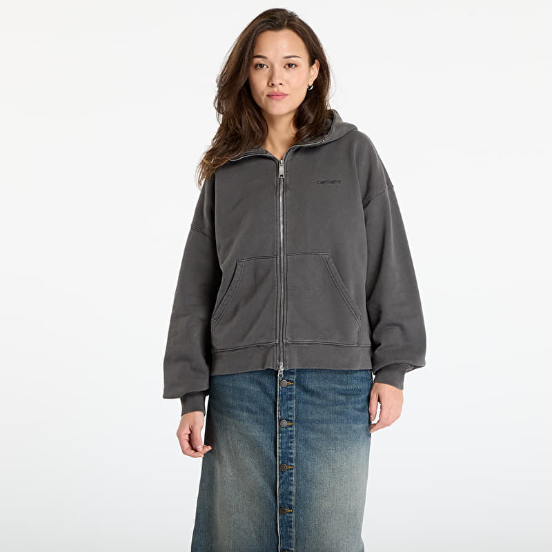 Carhartt WIP W' Hooded Benton Jacket Graphite Garment Dyed
