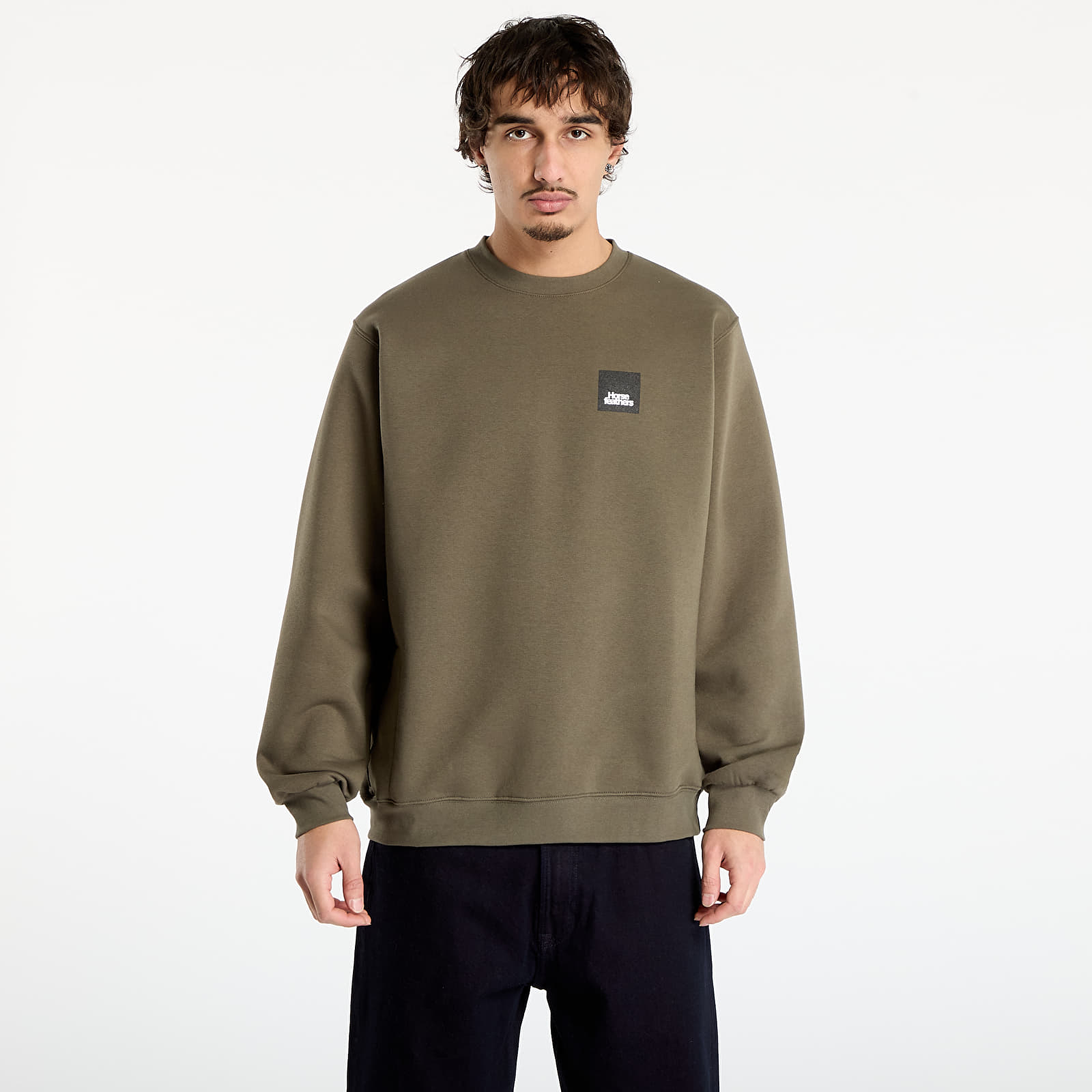 Мъжки суичъри Horsefeathers Dunk Sweatshirt Burnt Olive