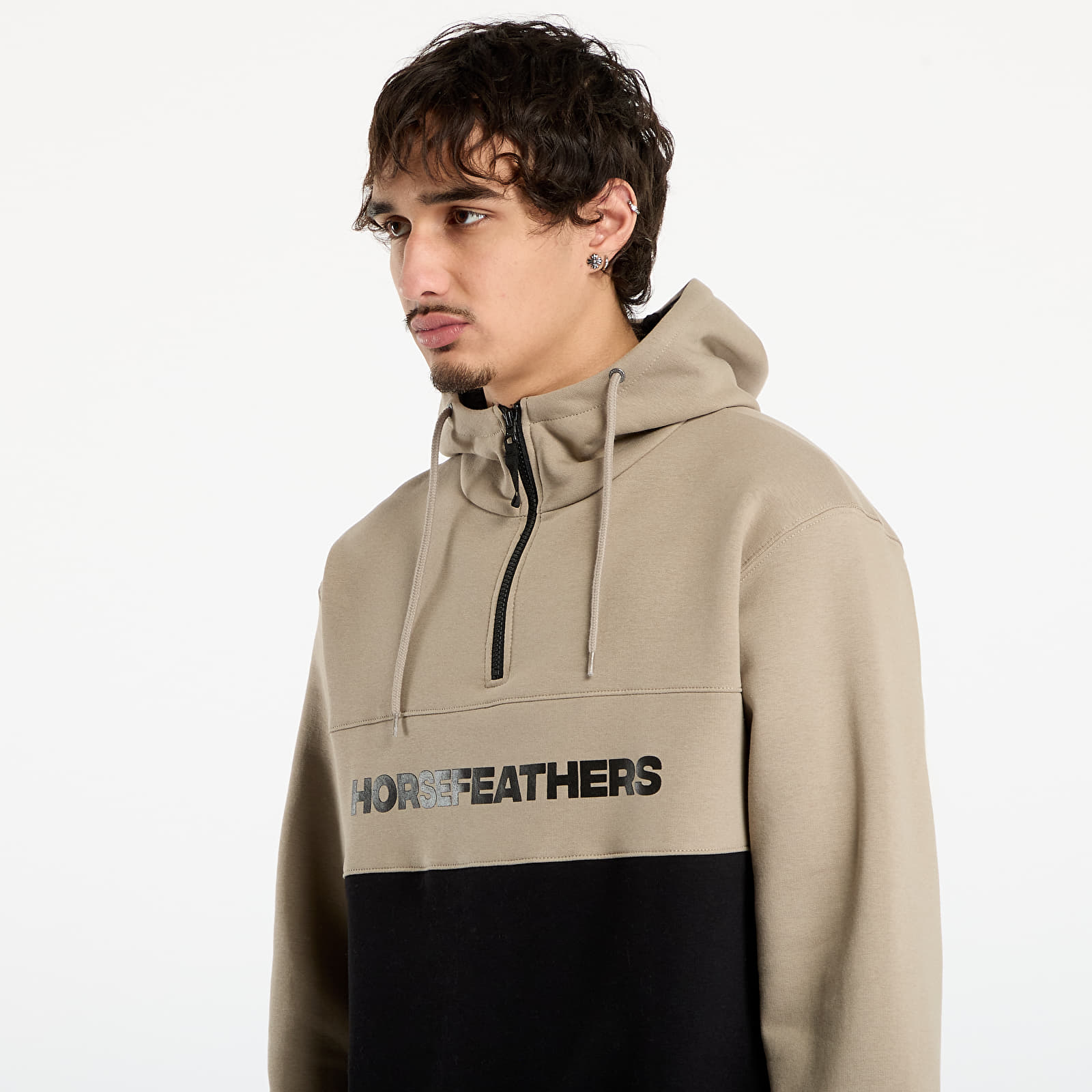 Hoodies and sweatshirts  Horsefeathers Fulton Sweatshirt Taupe/ Black