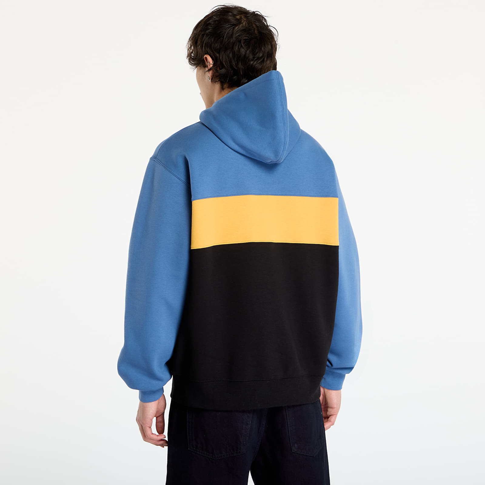 Mikinas ar kapuci un sporta krekli Horsefeathers Fulton Sweatshirt Moonlight Blue/ Black