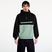 Horsefeathers Fulton Sweatshirt Black/ Iceberg Green