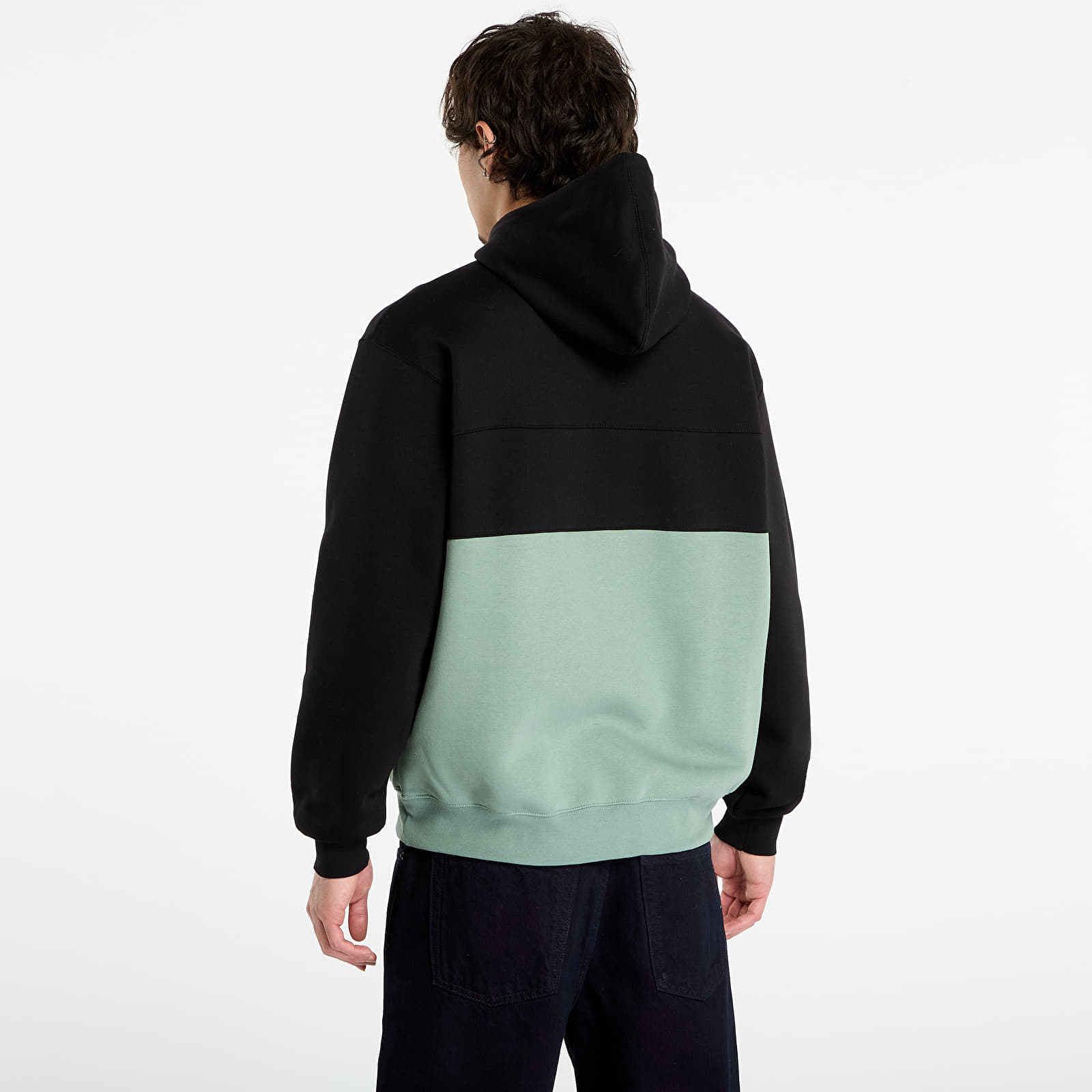 Sweatshirts Horsefeathers Fulton Sweatshirt Black/ Iceberg Green
