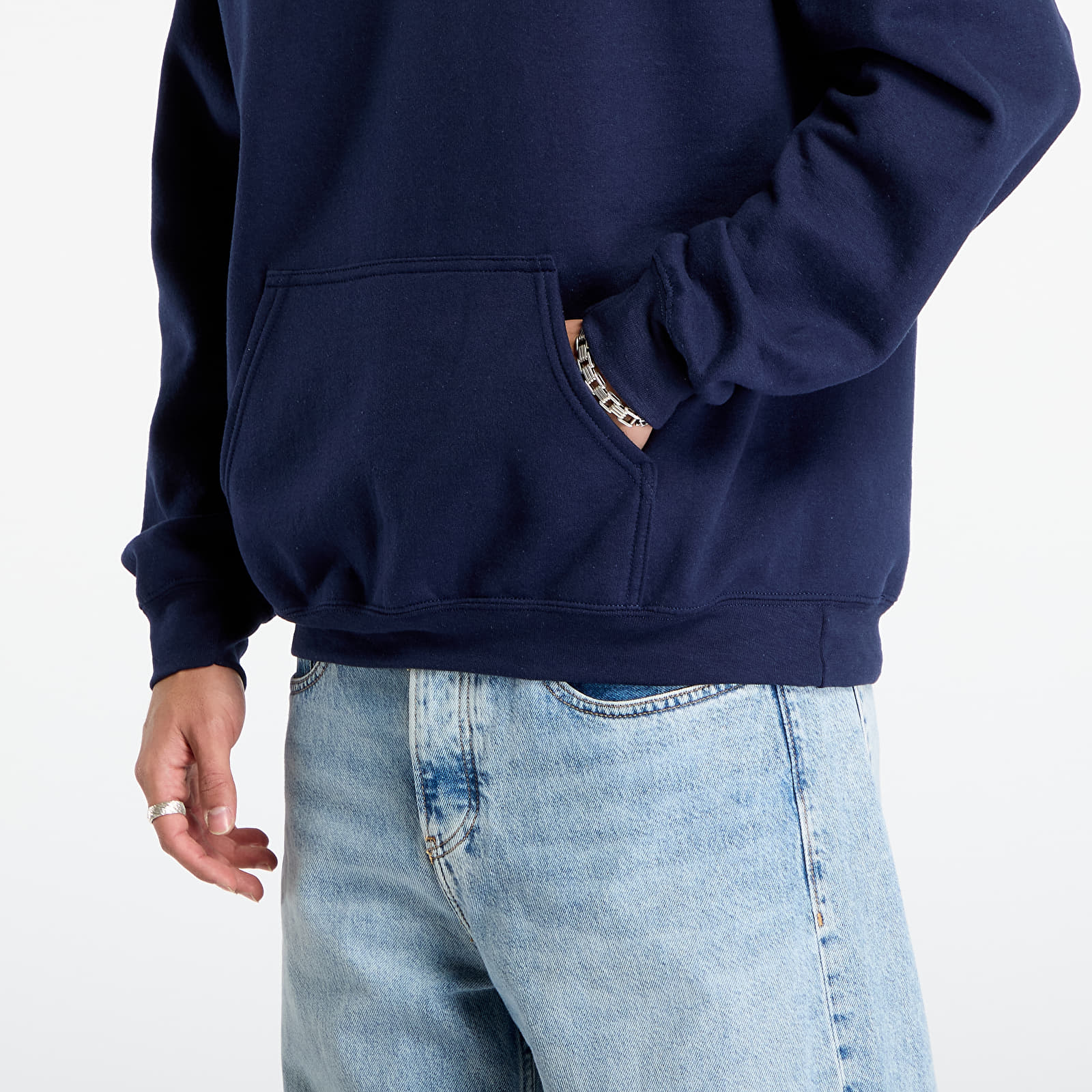 Puloverji   Thrasher Cracked by Exteenager Hoodie Navy