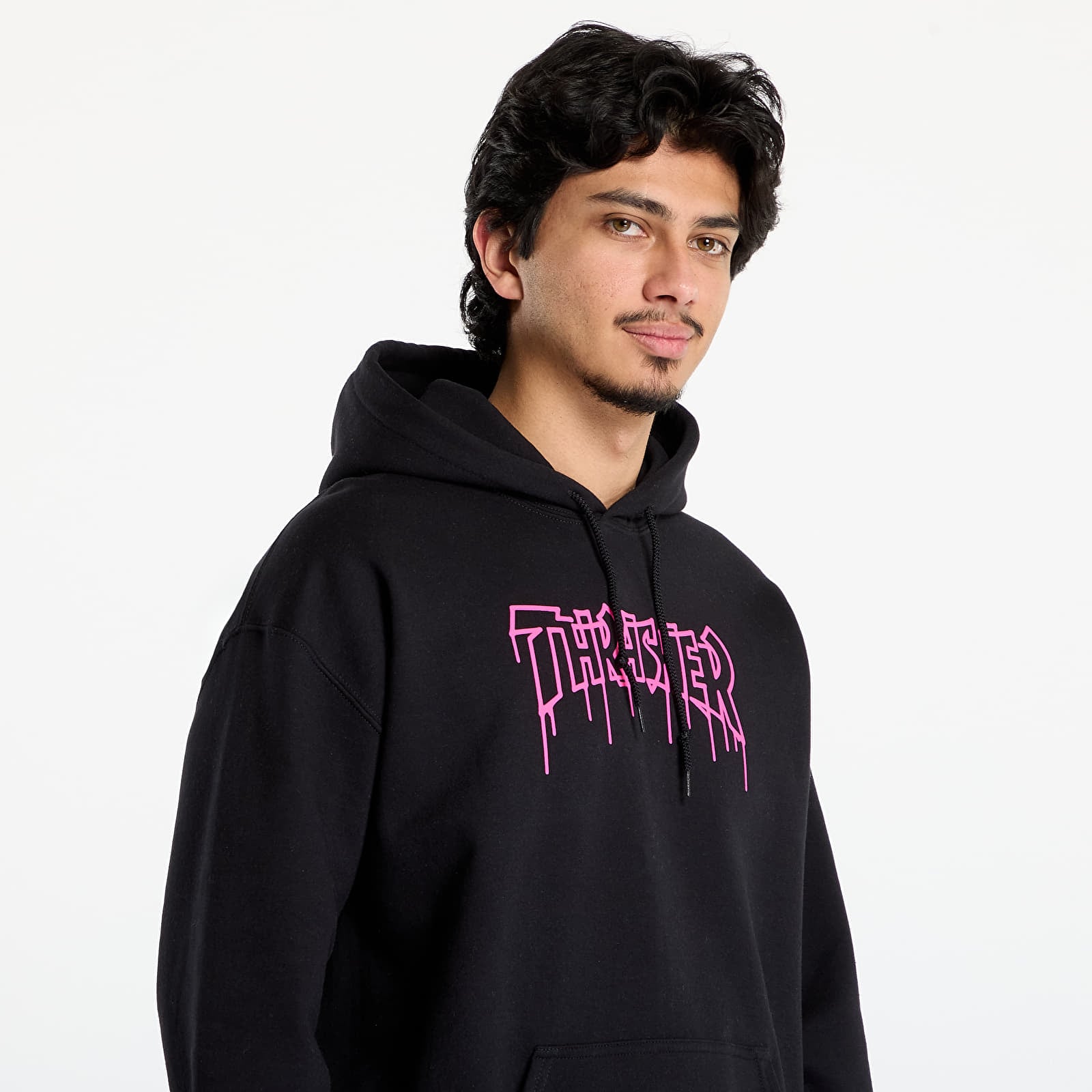 Hættetrøjer og sweatshirts Thrasher One-liner Hoodie Black