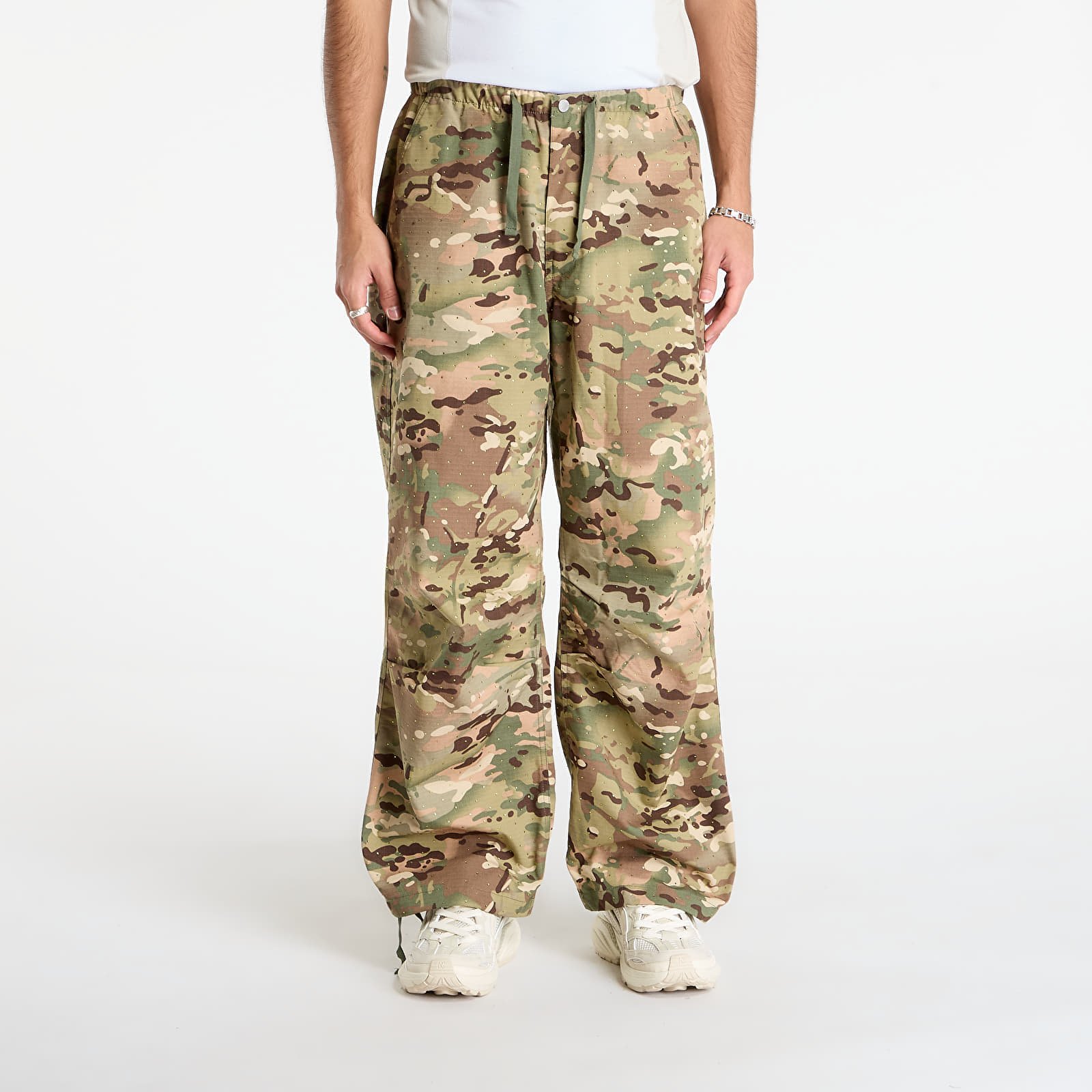 Pantaloni PLEASURES Gem Camo Wide Pants Camo L