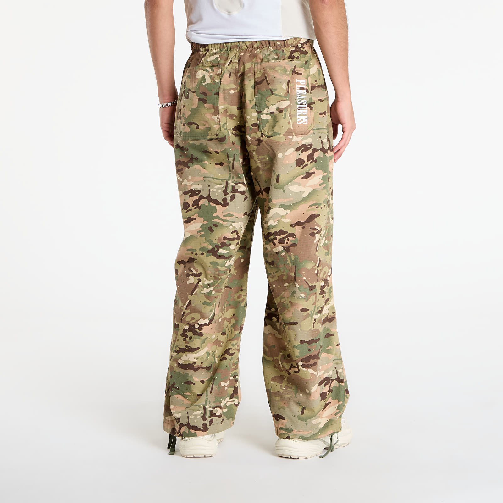 Meeste püksid PLEASURES Gem Camo Wide Pants Camo