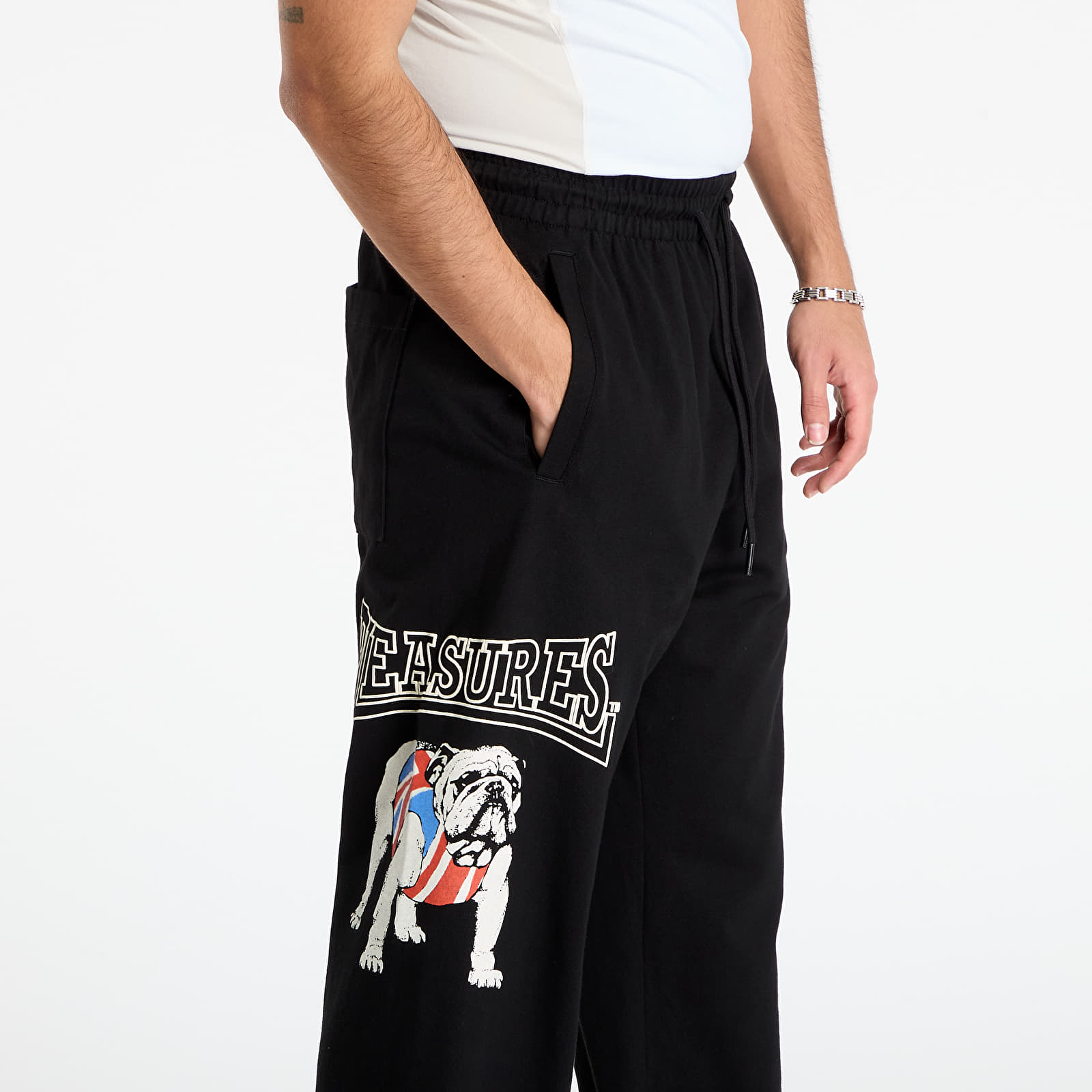 Ανδρικά παντελόνια PLEASURES Bulldog Cotton Pants Black