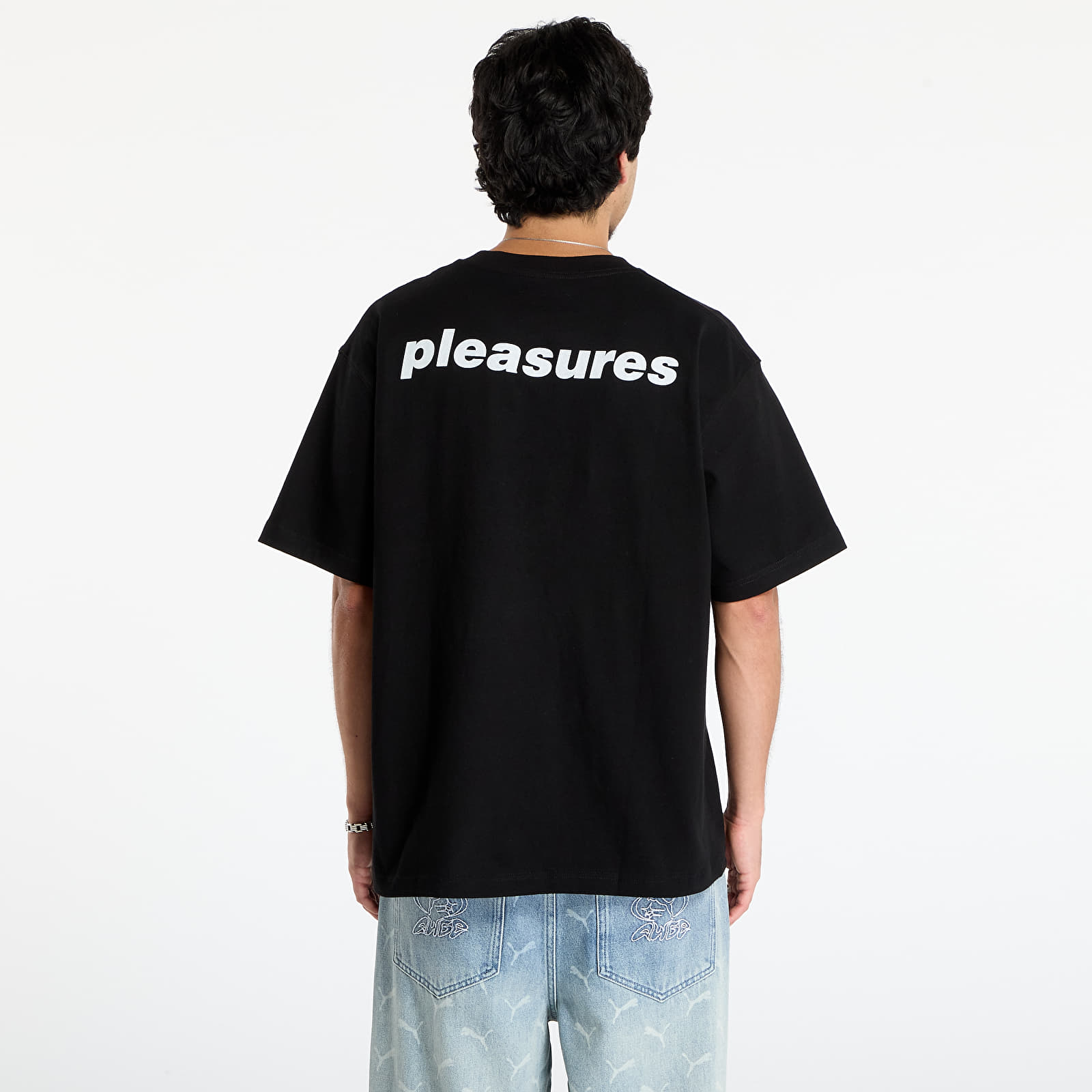 Men's T-shirts PLEASURES Joke Heavyweight Shirt Black