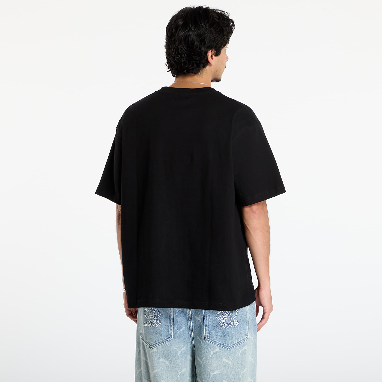 Meeste T-särgid PLEASURES Autopsy Heavyweight Shirt Black