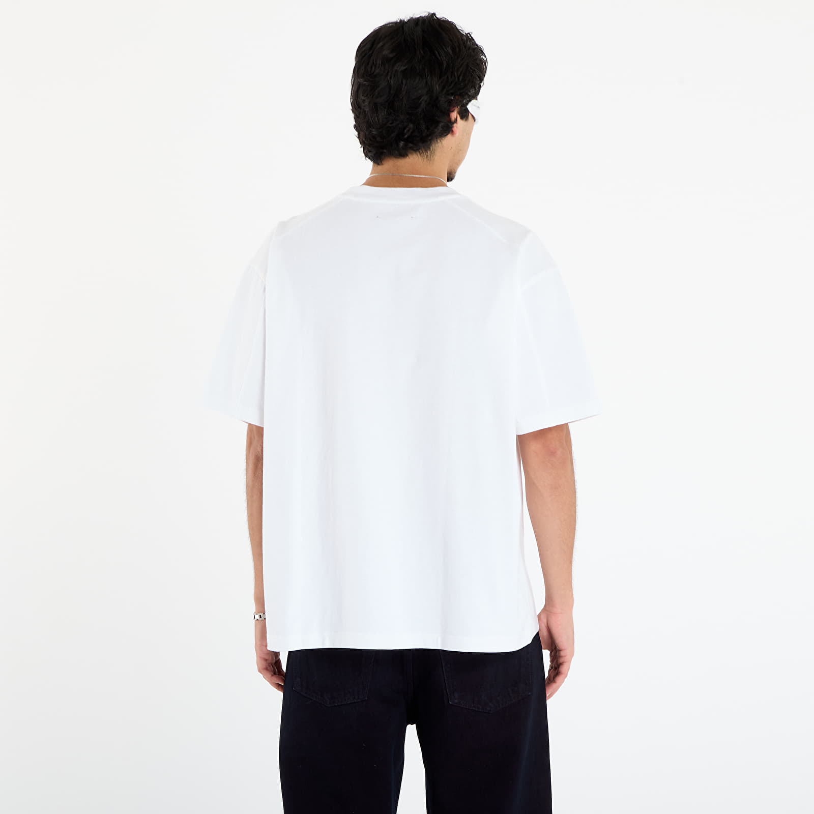 Vīriešu T-krekli PLEASURES Relief Heavyweight Shirt Vtg White