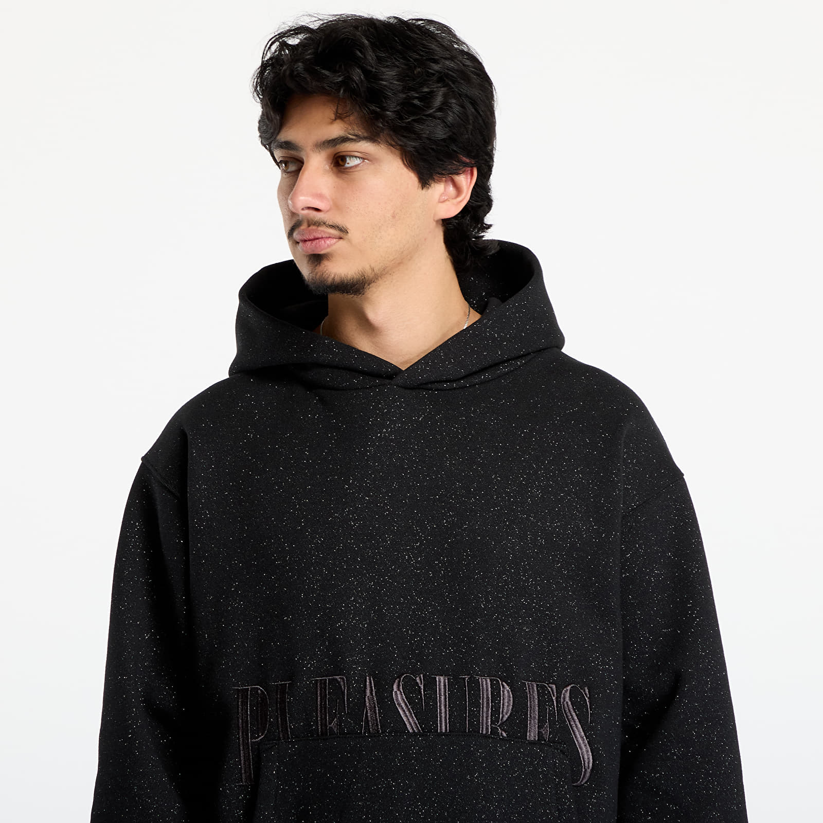 Men's hoodies PLEASURES Starry Onyx Hoodie Black