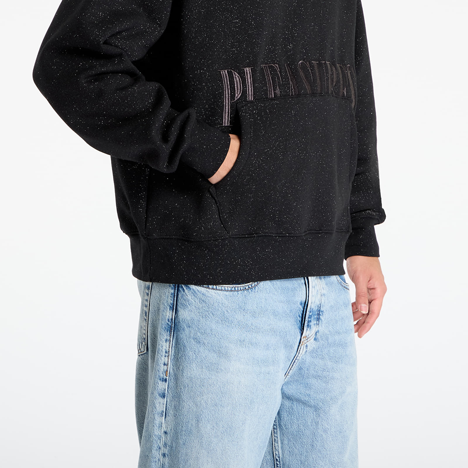 Men's hoodies PLEASURES Starry Onyx Hoodie Black