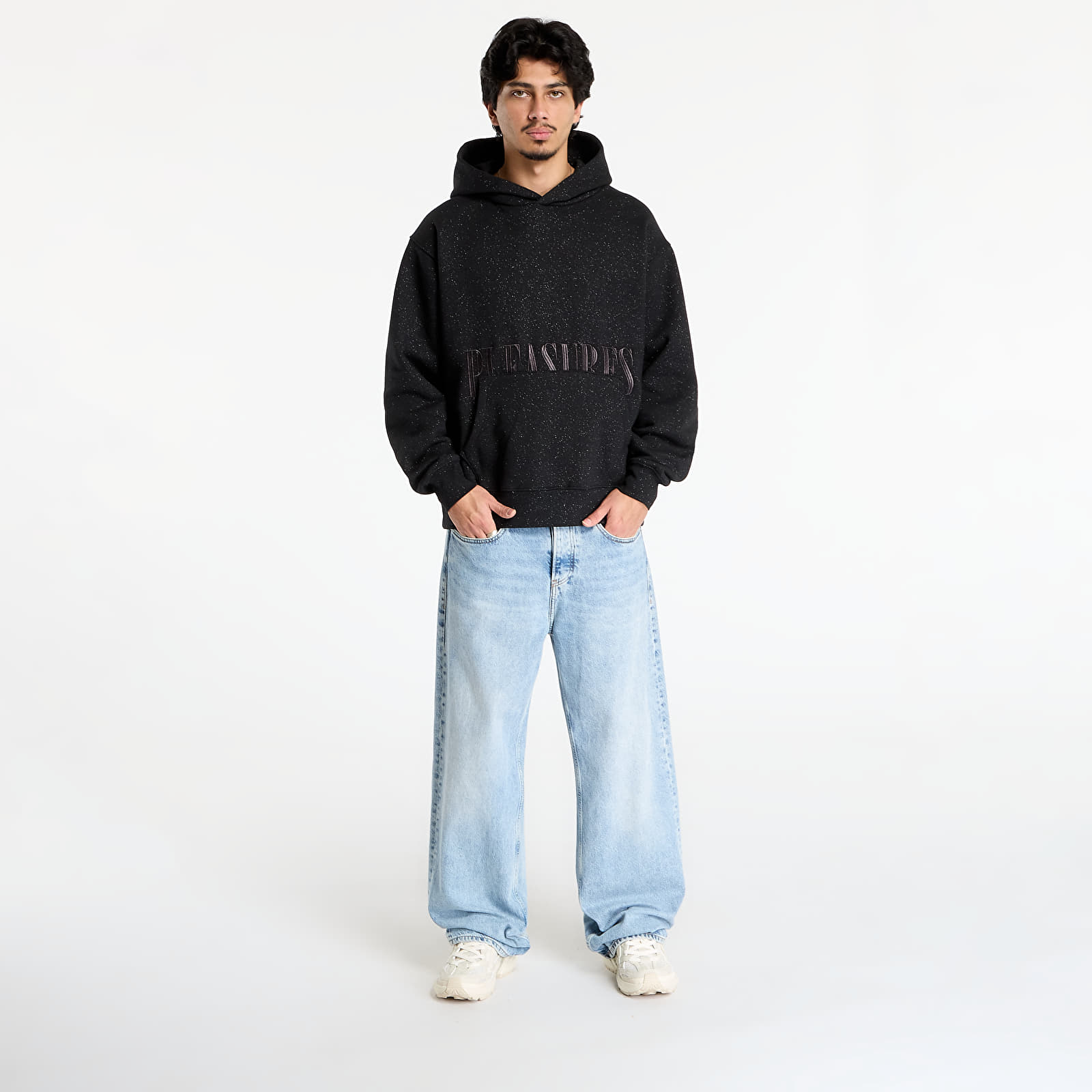 Men's hoodies PLEASURES Starry Onyx Hoodie Black