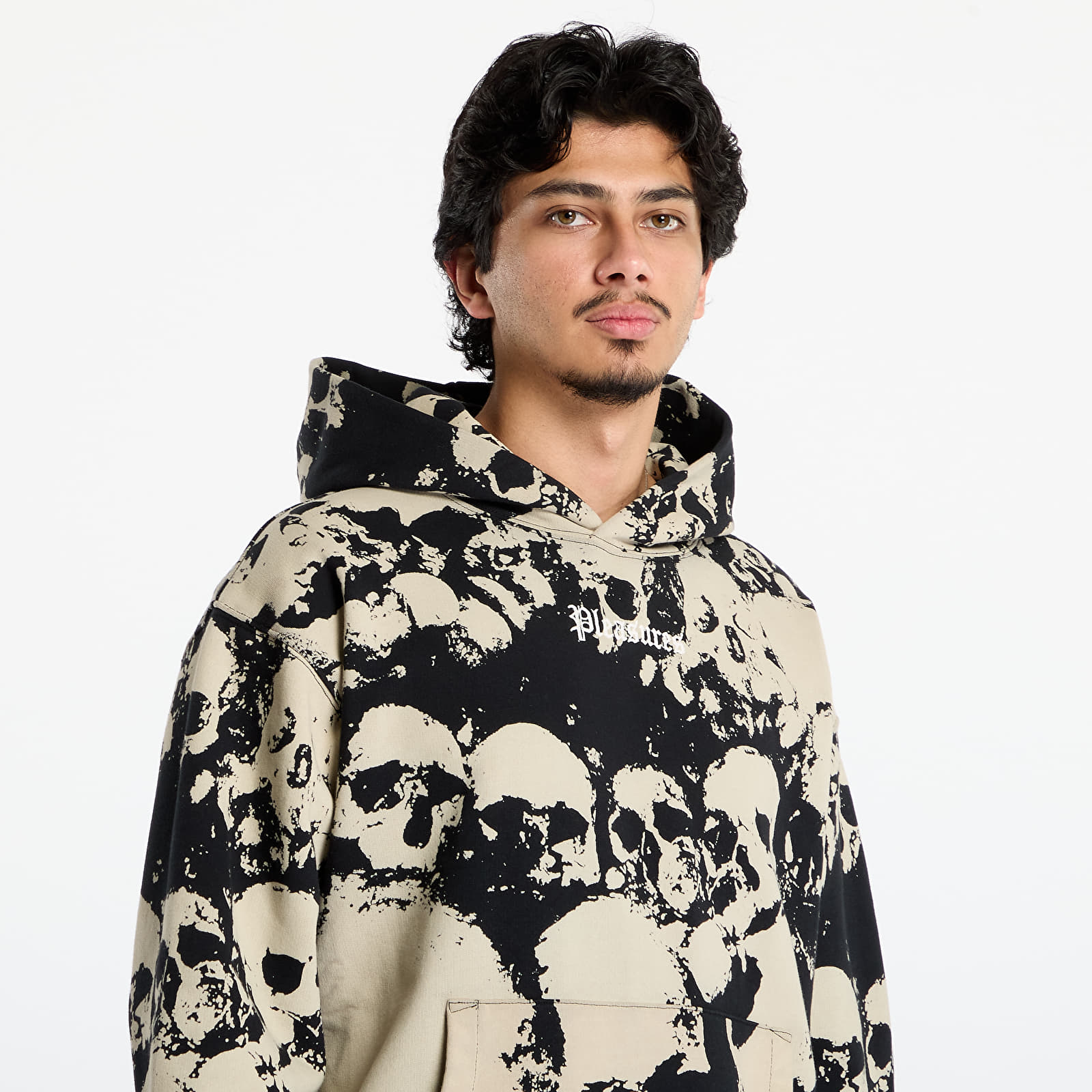 Moški hoodiji  PLEASURES Despair Hoodie Black