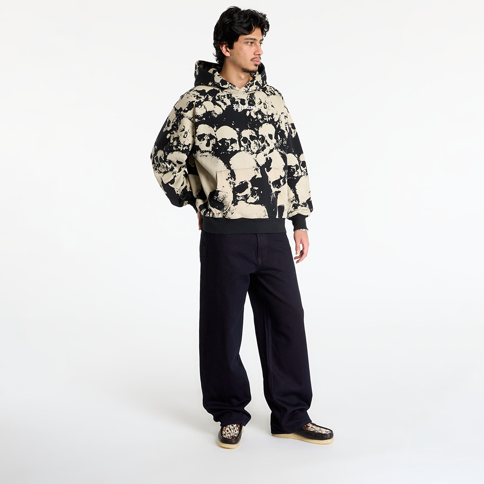 Moški hoodiji  PLEASURES Despair Hoodie Black