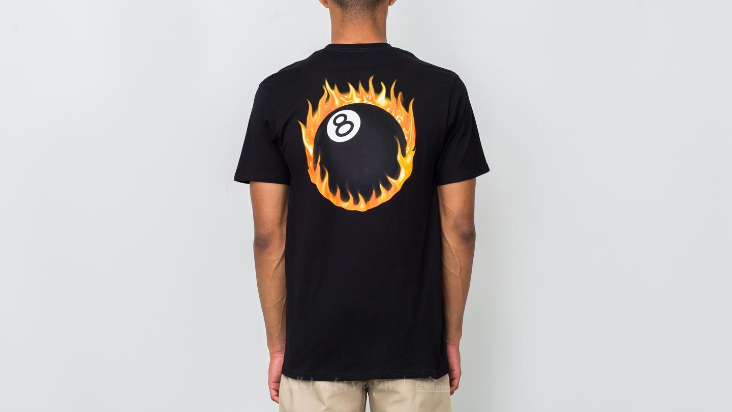 T-shirts Stüssy Fireball Tee Black