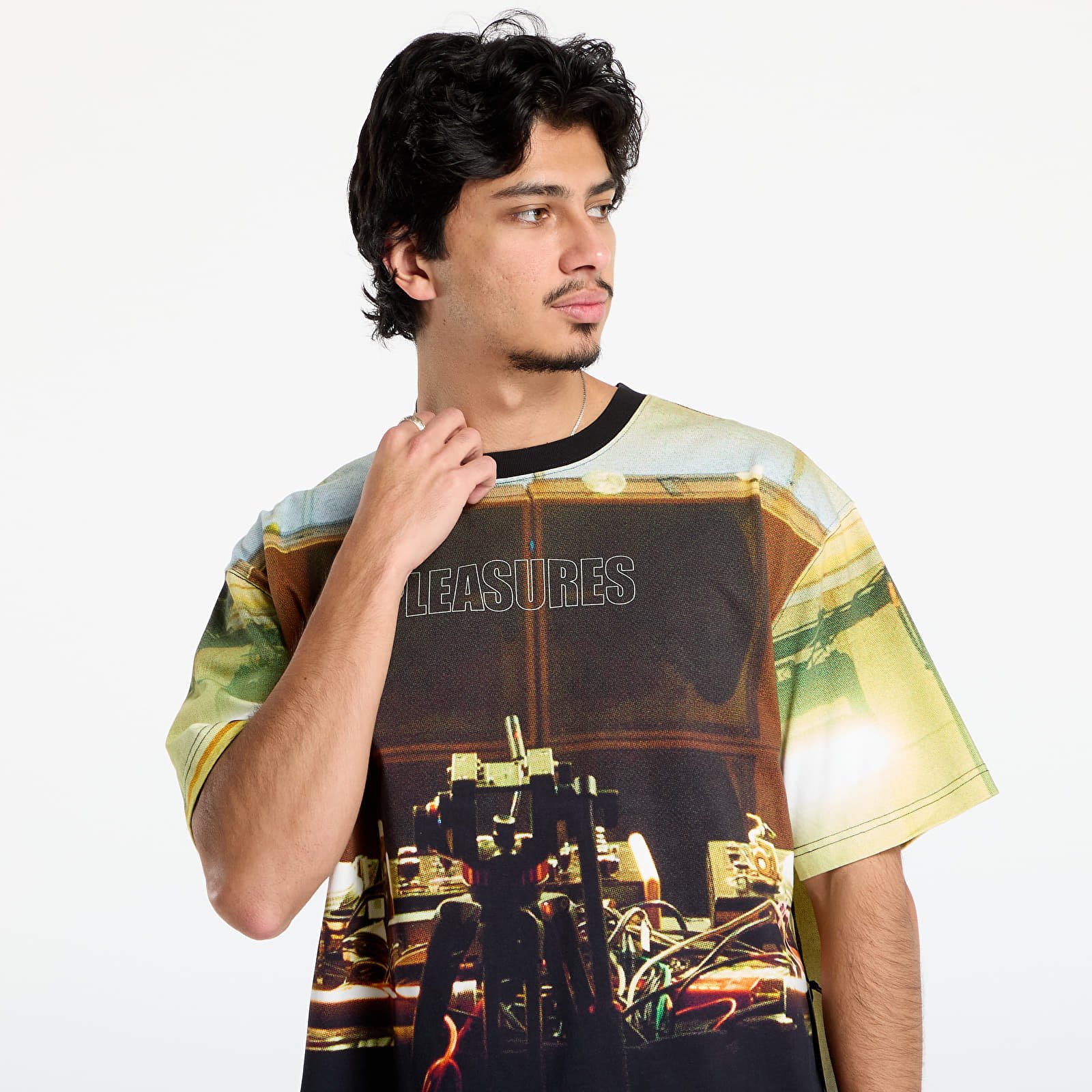 Meeste T-särgid PLEASURES x Boiler Room Venue Heavyweight Shirt Multi