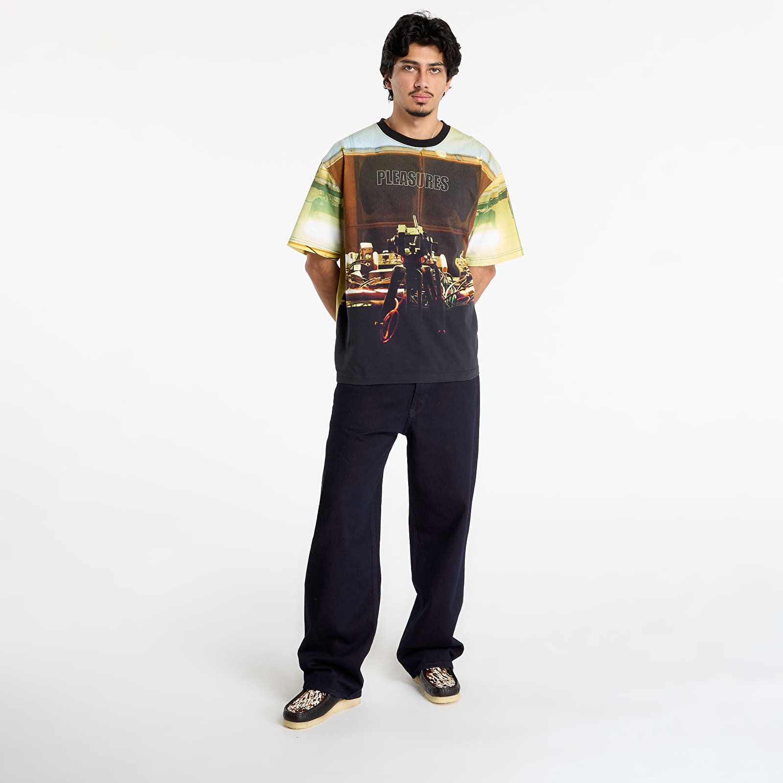 Meeste T-särgid PLEASURES x Boiler Room Venue Heavyweight Shirt Multi