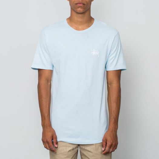 Stussy light blue t shirt discount