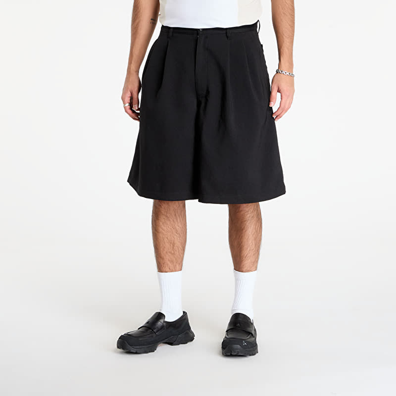 Comme des Garçons SHIRT Short Pleated Trousers With Patch Pockets Black