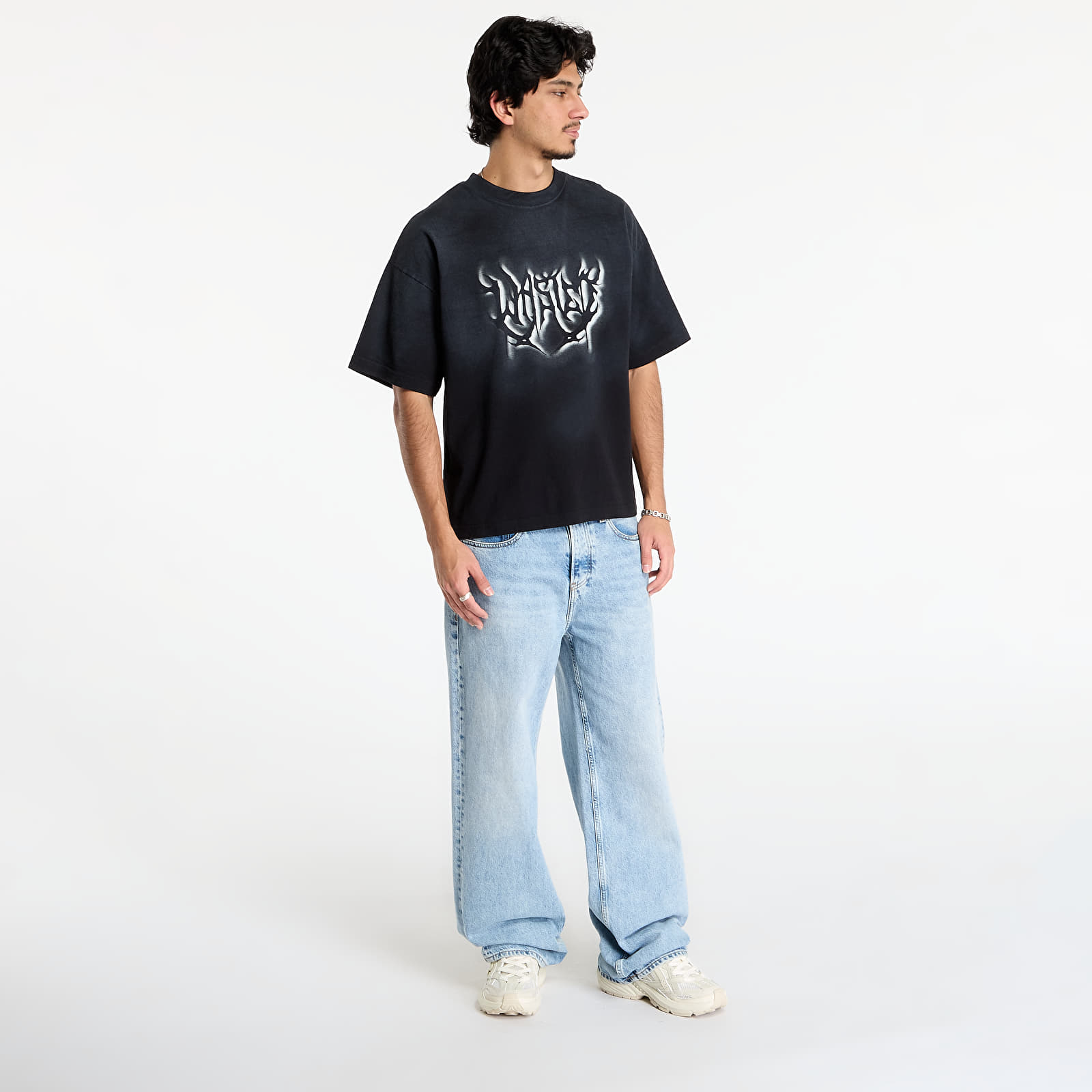 Μπλούζες Wasted Paris M Sword Boxy T-Shirt Faded Black