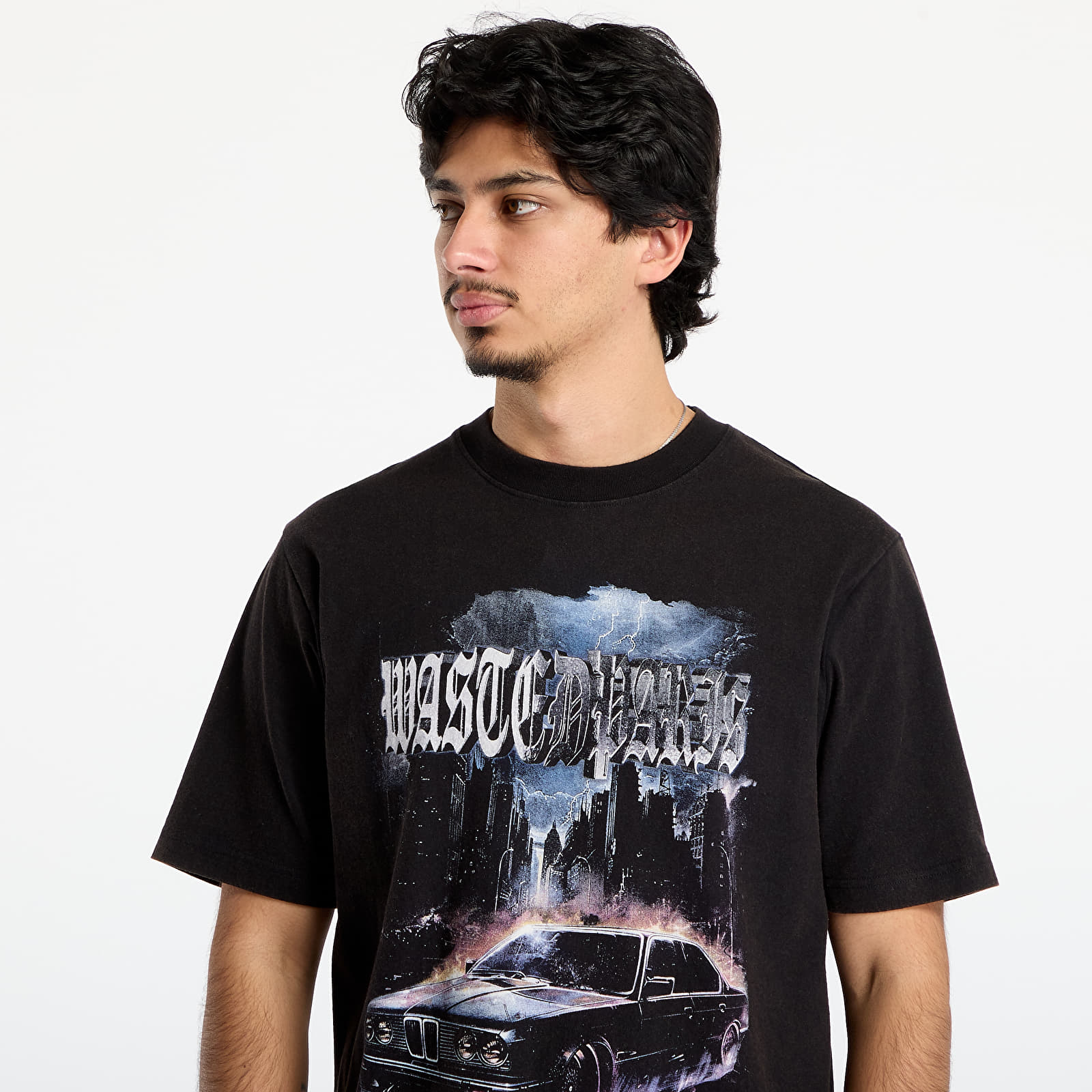 Μπλούζες Wasted Paris M Run T-Shirt Faded Black