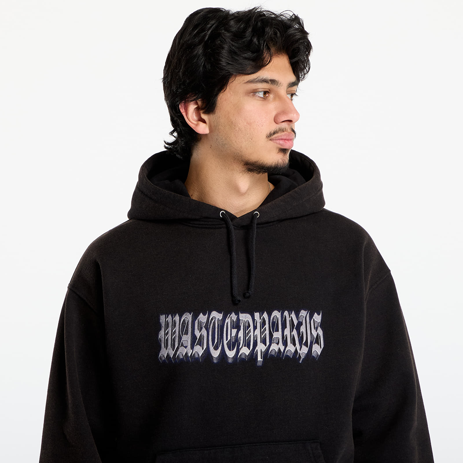 Muške dukserice Wasted Paris M Run Hoodie Faded Black