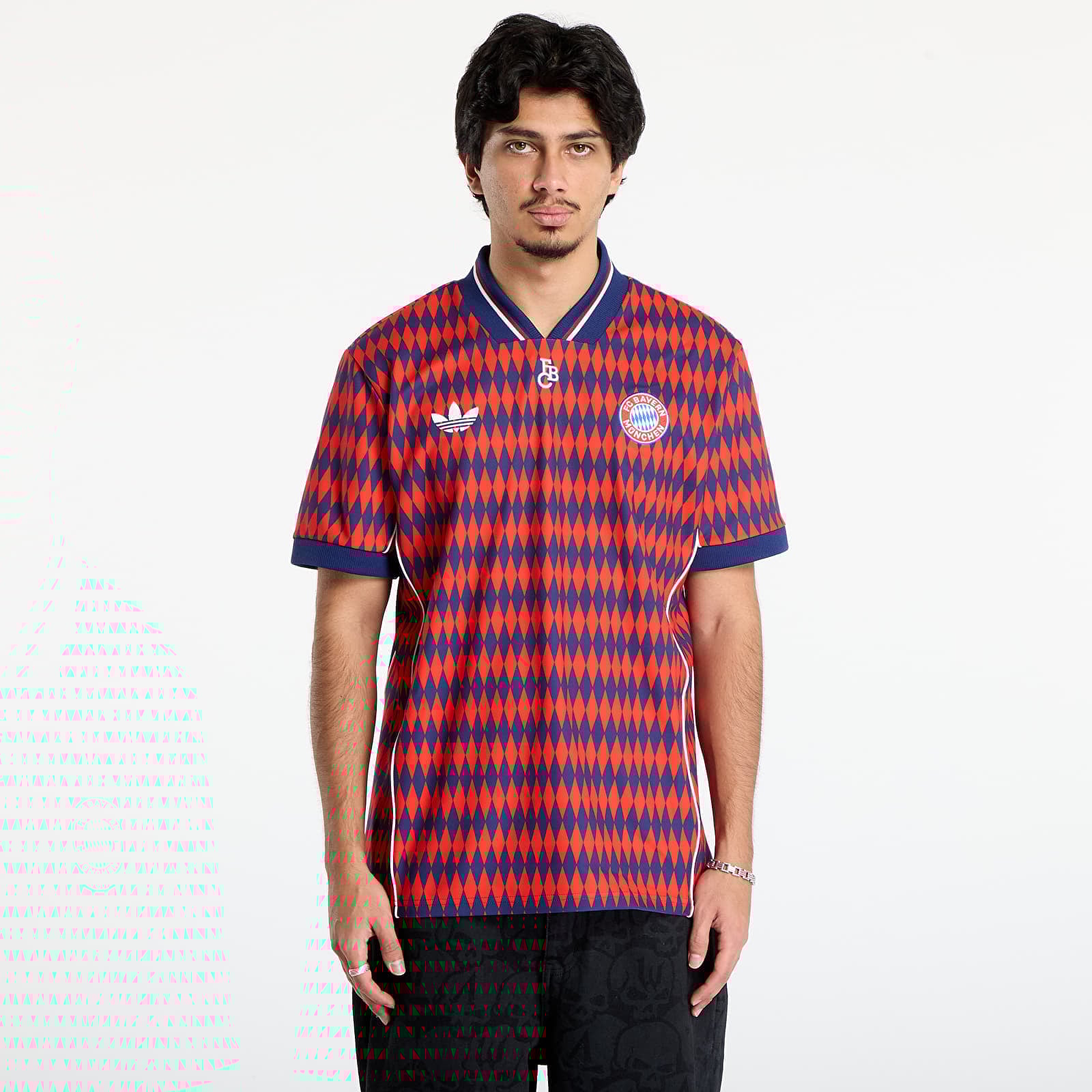 Tricou adidas FC Bayern Munich LFSTLR Jersey Red/ Dark Blue XL