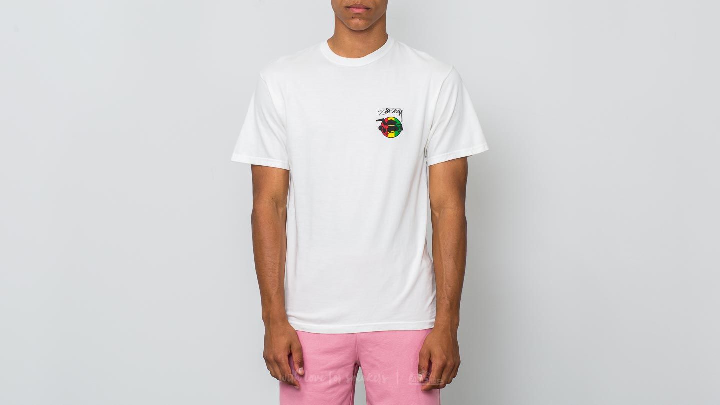 Trička Stüssy Rasta Sk8 Pigment Dyed Tee Natural