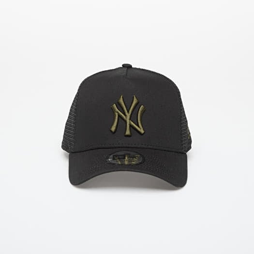 Mütze New Era 9FORTY Af Trucker MLB League Essential Trucker New York Yankees Black/ Rifle Green