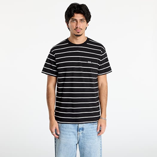 Tričko Horsefeathers Agent T-Shirt Black Stripes
