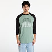 Horsefeathers Rollin Raglan T-Shirt Iceberg Green/ Black