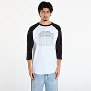 Horsefeathers Rollin Raglan T-Shirt White/ Black